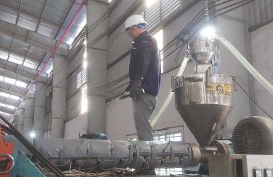 Thi công túi bảo ôn trục gia nhiệt