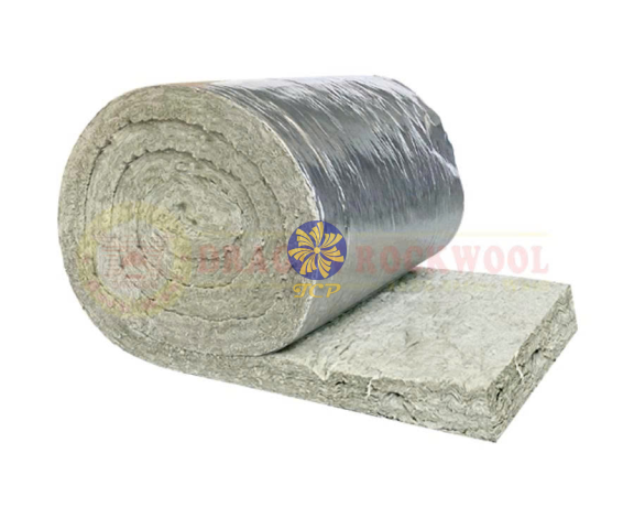 Bông Khoáng ROCKWOOL Dạng Cuộn Dán Bạc